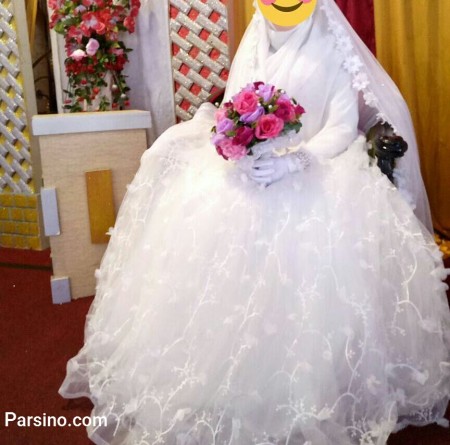 مدل لباس عروس پوشیده ایرانی